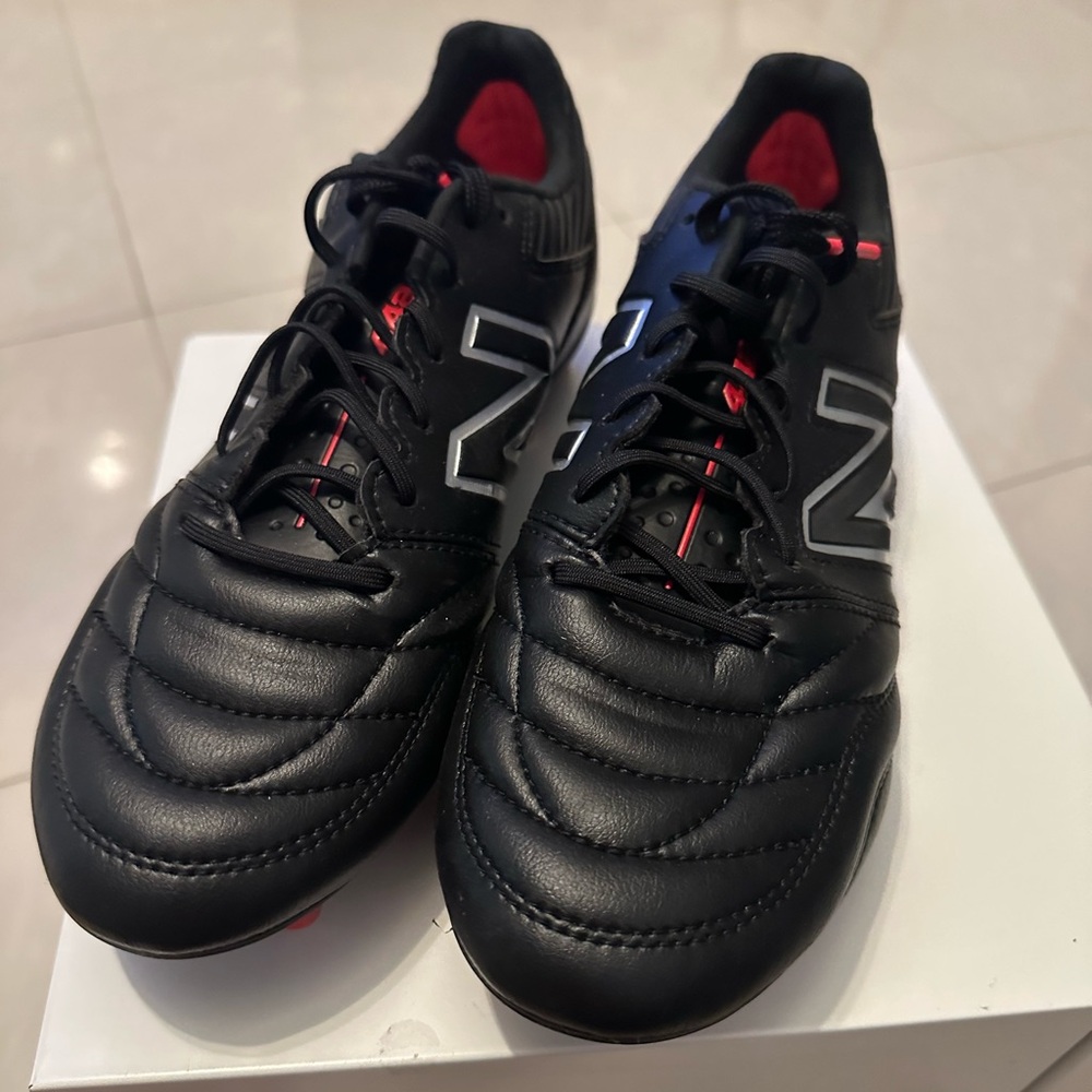 New Balance Black and Red Athletic Shoes Performance Focused